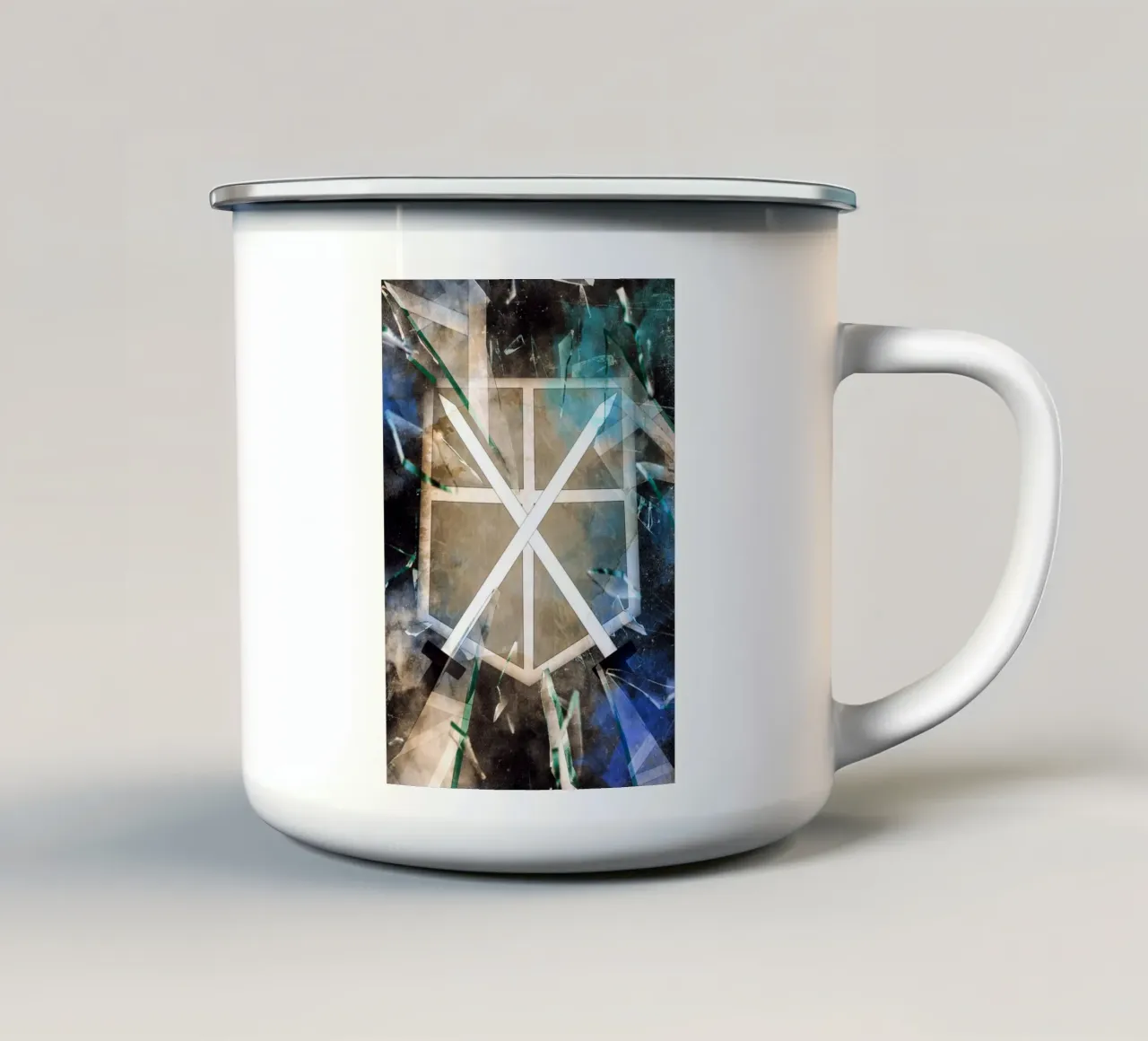 Attack On Titan Trainee Squad tazza in smalto da CreativeStudio
