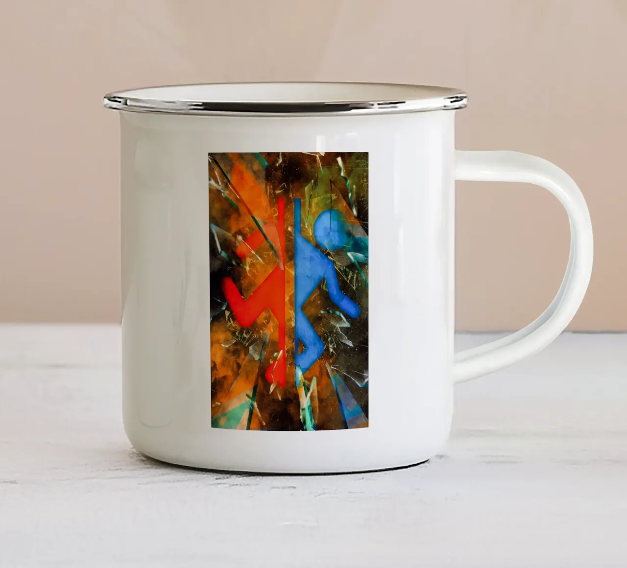 Portal • 2D Version tazza in smalto da CreativeStudio