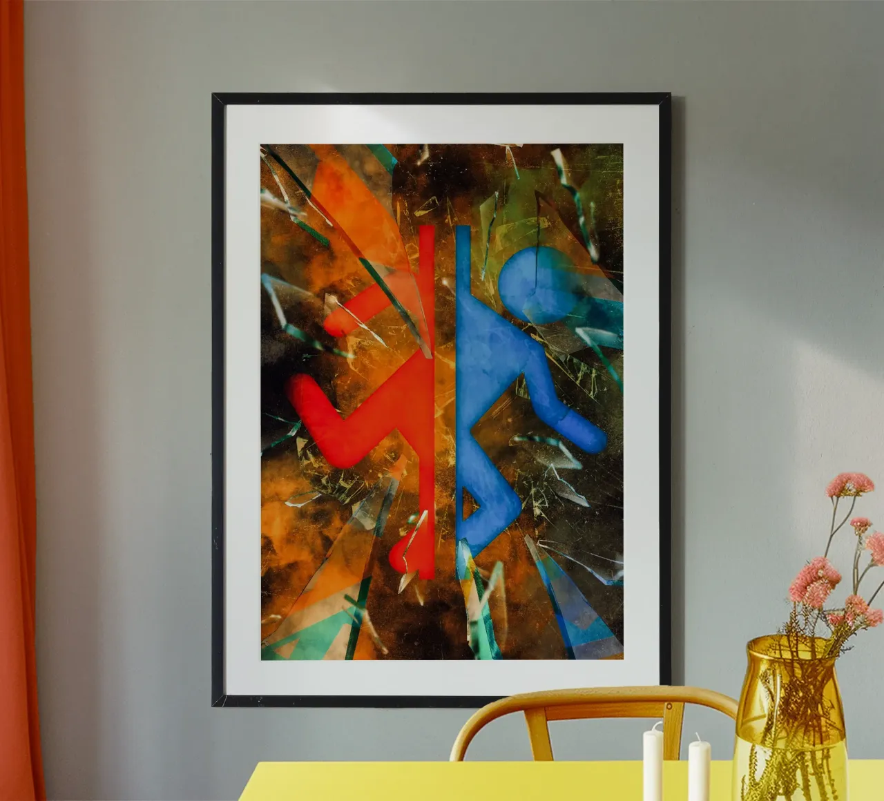 Portal • 2D Version poster con telaio in plastica da CreativeStudio
