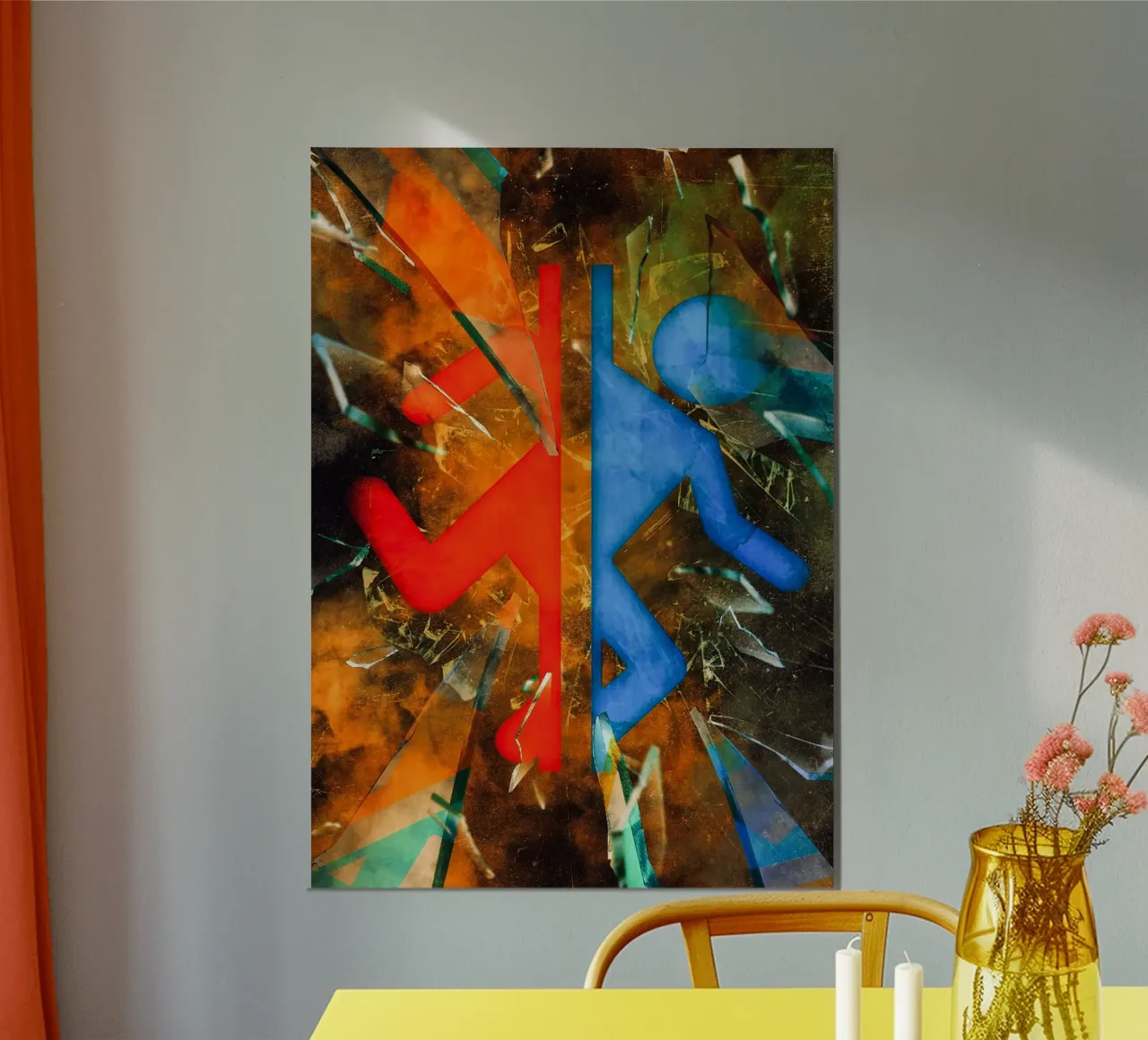 Portal • 2D Version poster con telaio in plastica da CreativeStudio