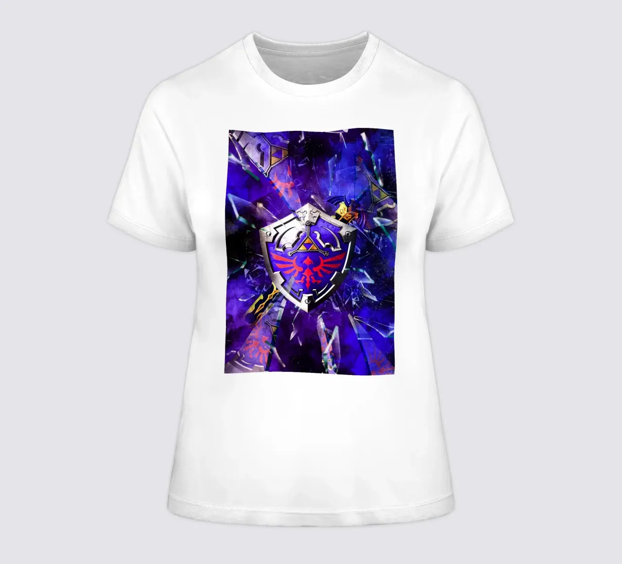 Legend Of Zelda women's fitted t-shirt by CreativeStudio