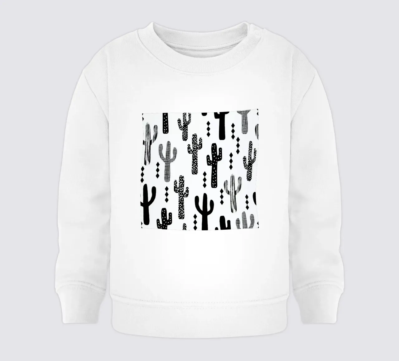 Cactus Black felpa neonato da Charlotte Winter