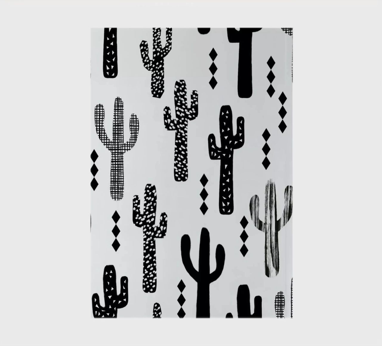 Cactus Black notebook by Charlotte Winter