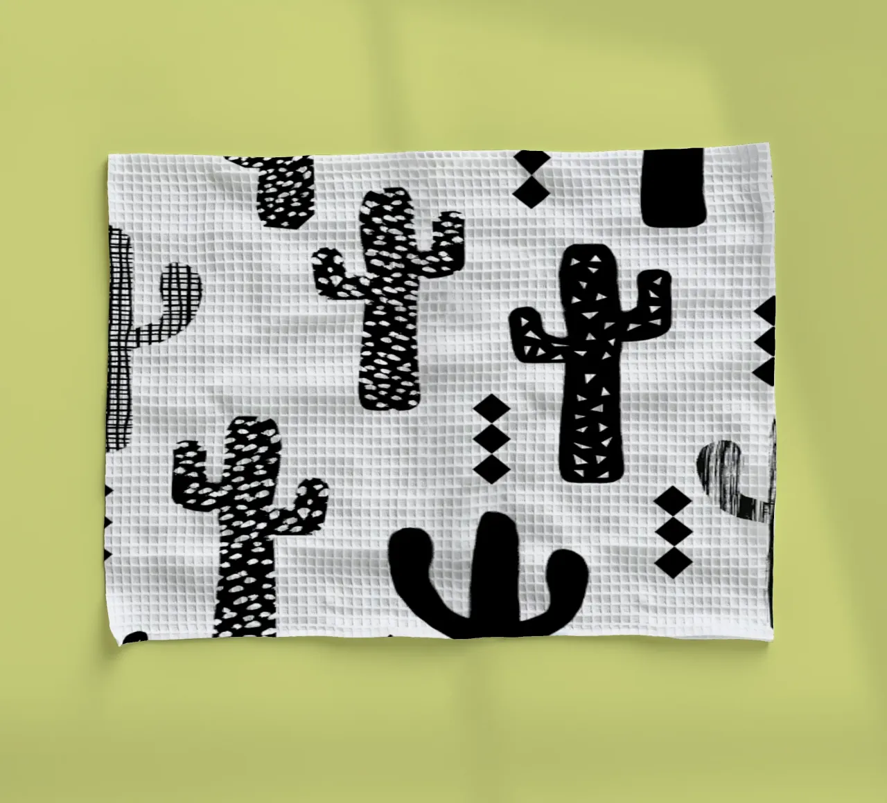 Cactus Black torchon de Charlotte Winter