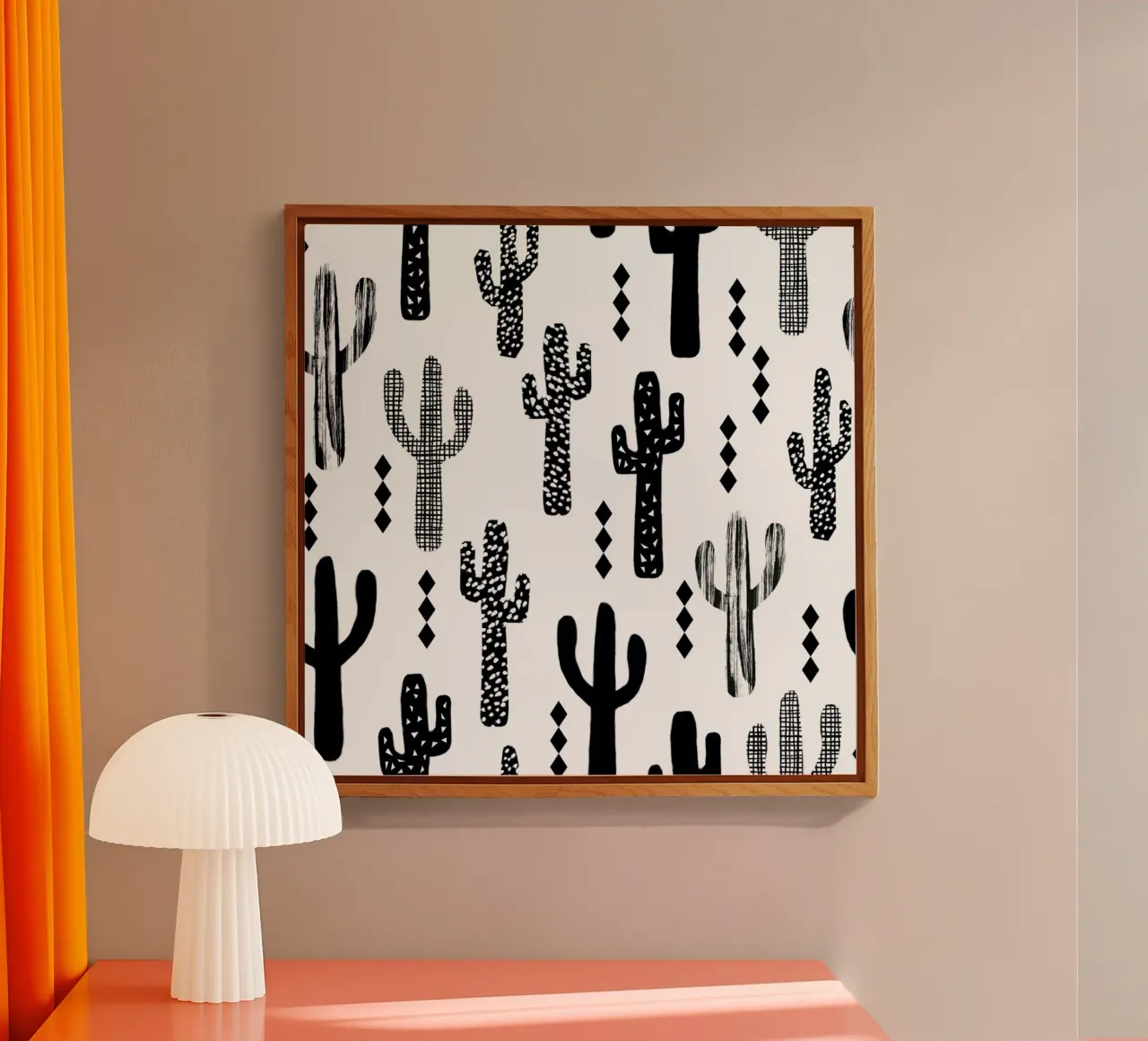 Cactus Black plexiglass da Charlotte Winter