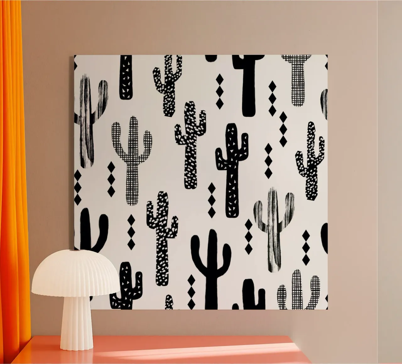 Cactus Black plexiglass da Charlotte Winter