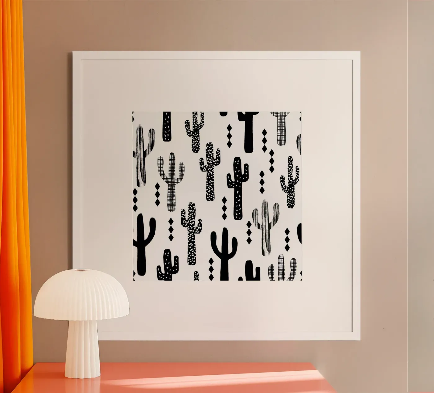 Cactus Black poster da Charlotte Winter