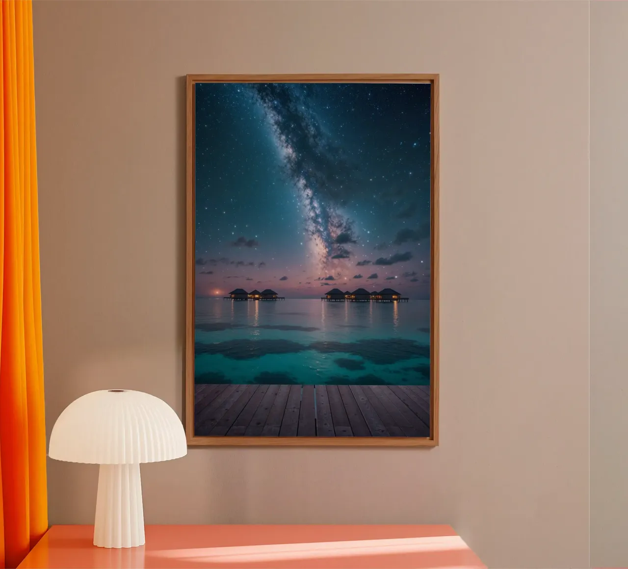 Milky Way Reflections in Serenity alluminio dibond da AlbertKlee