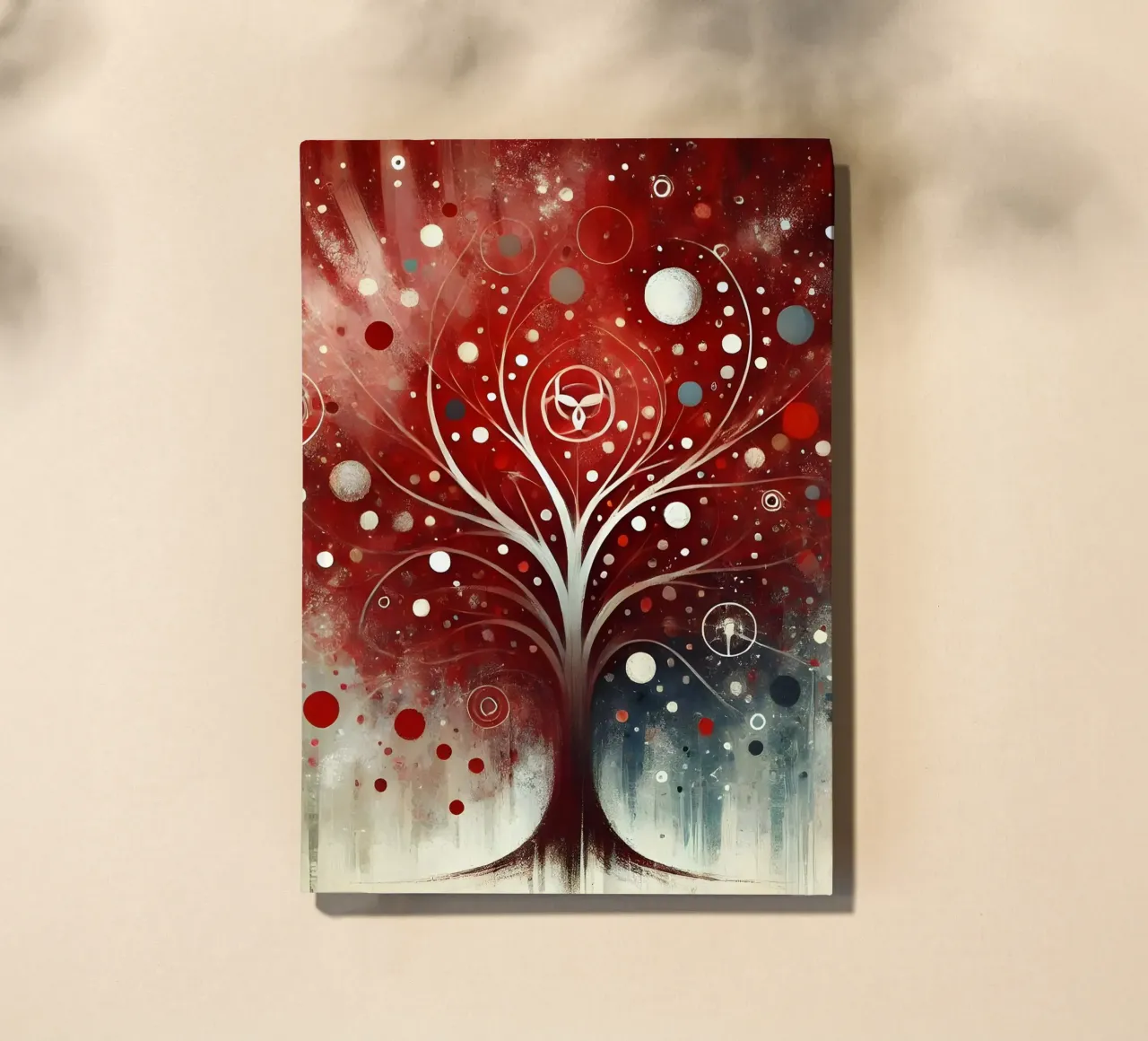 Tree red notebook by spiritual