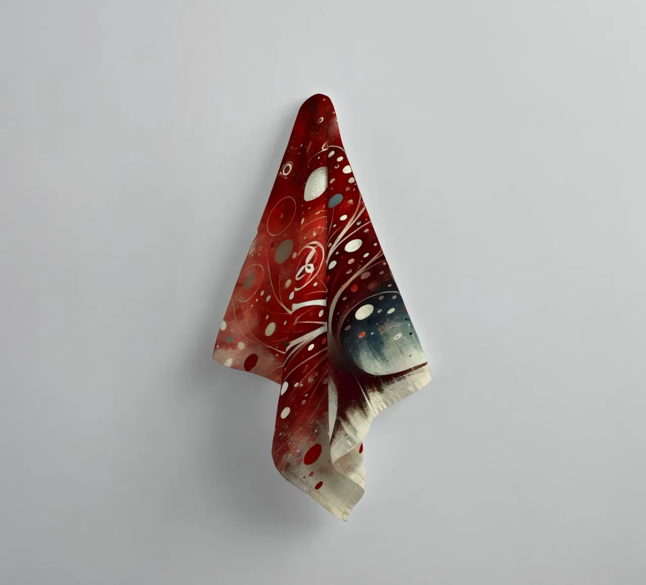 Boom rood badhanddoek van spiritual