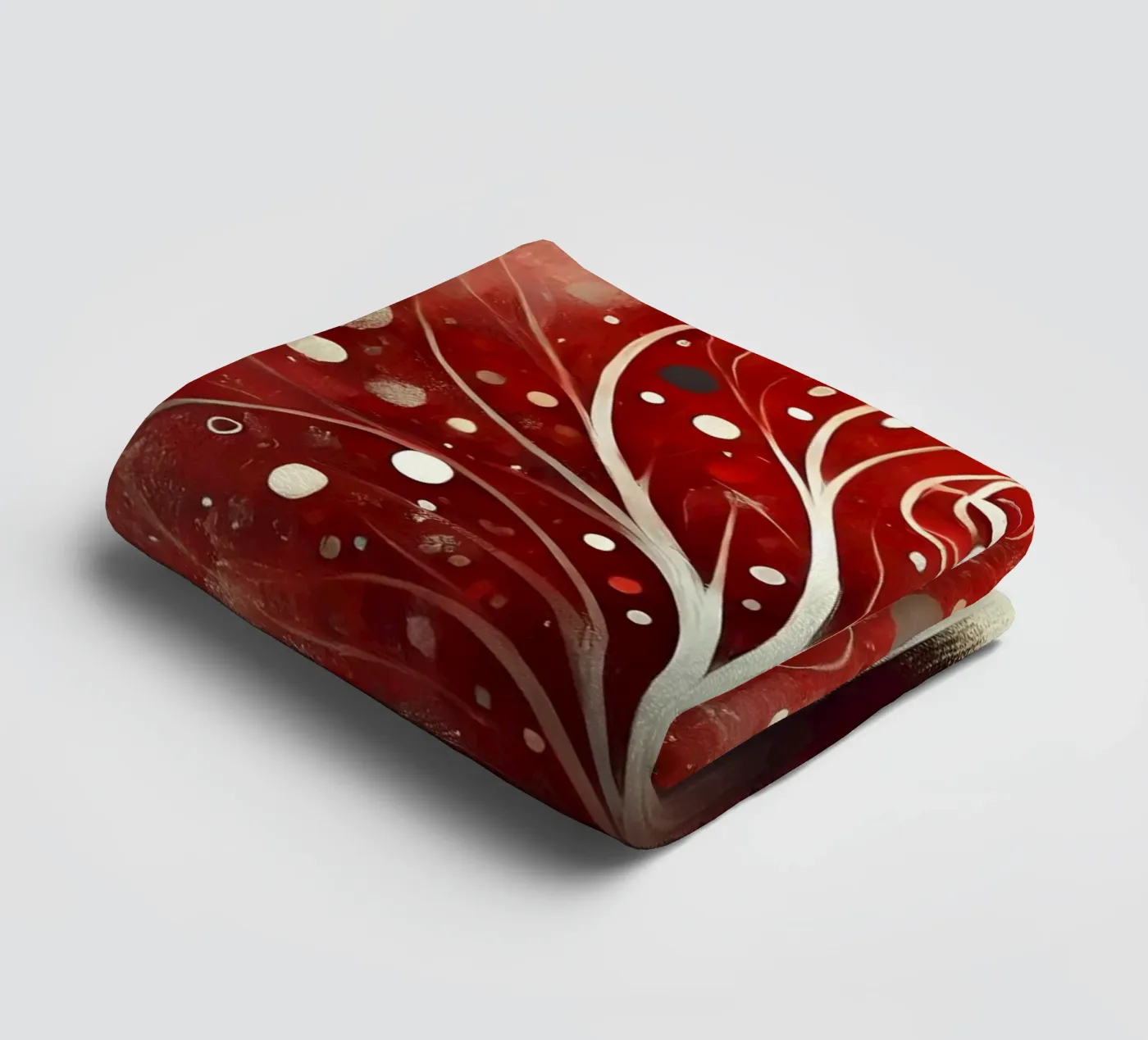 Tree red Handtuch von spiritual