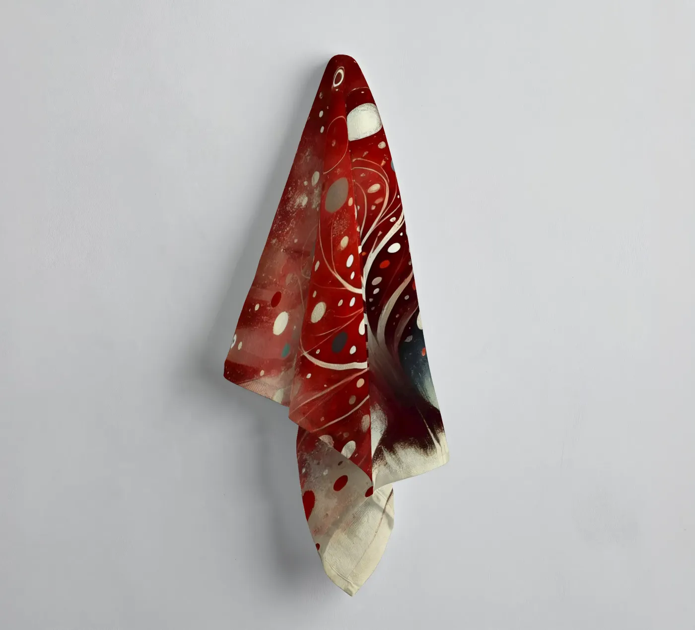 Tree red Handtuch von spiritual