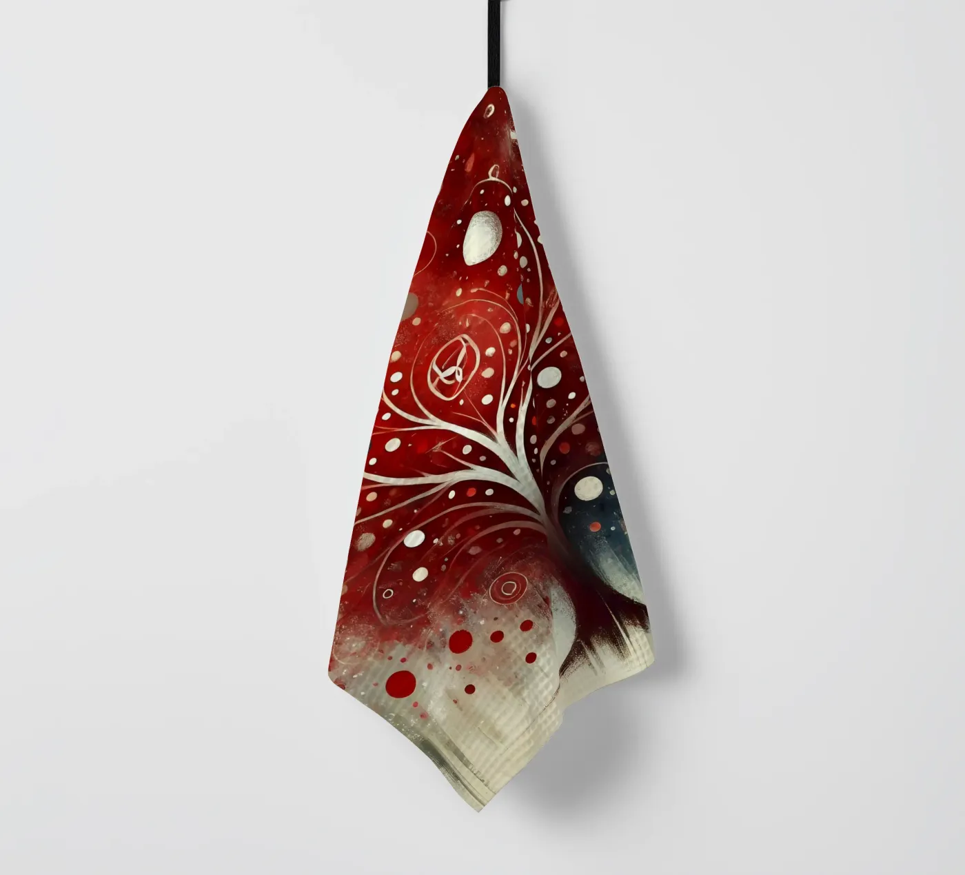 Baum rot Geschirrtuch von spiritual