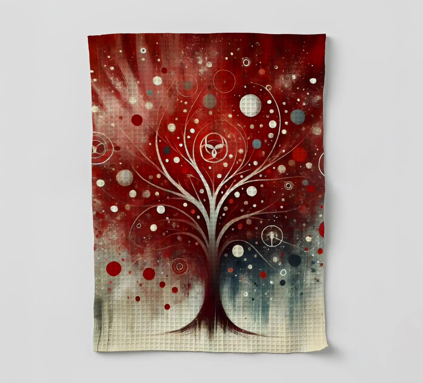 Baum rot Geschirrtuch von spiritual