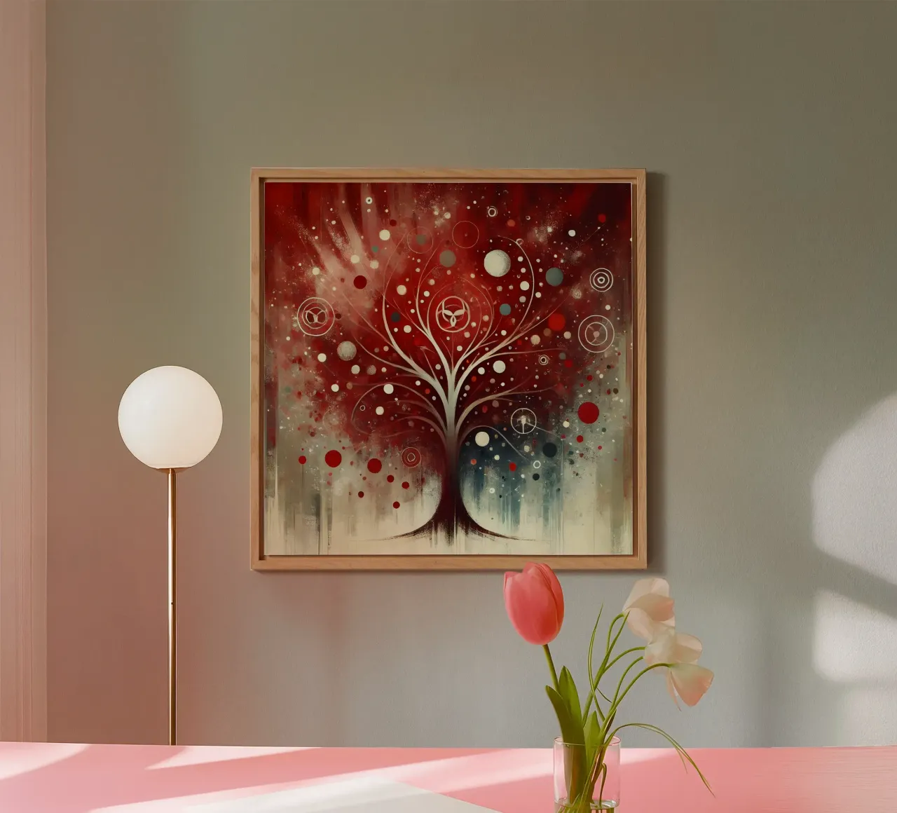 Albero rosso pannello forex da spiritual