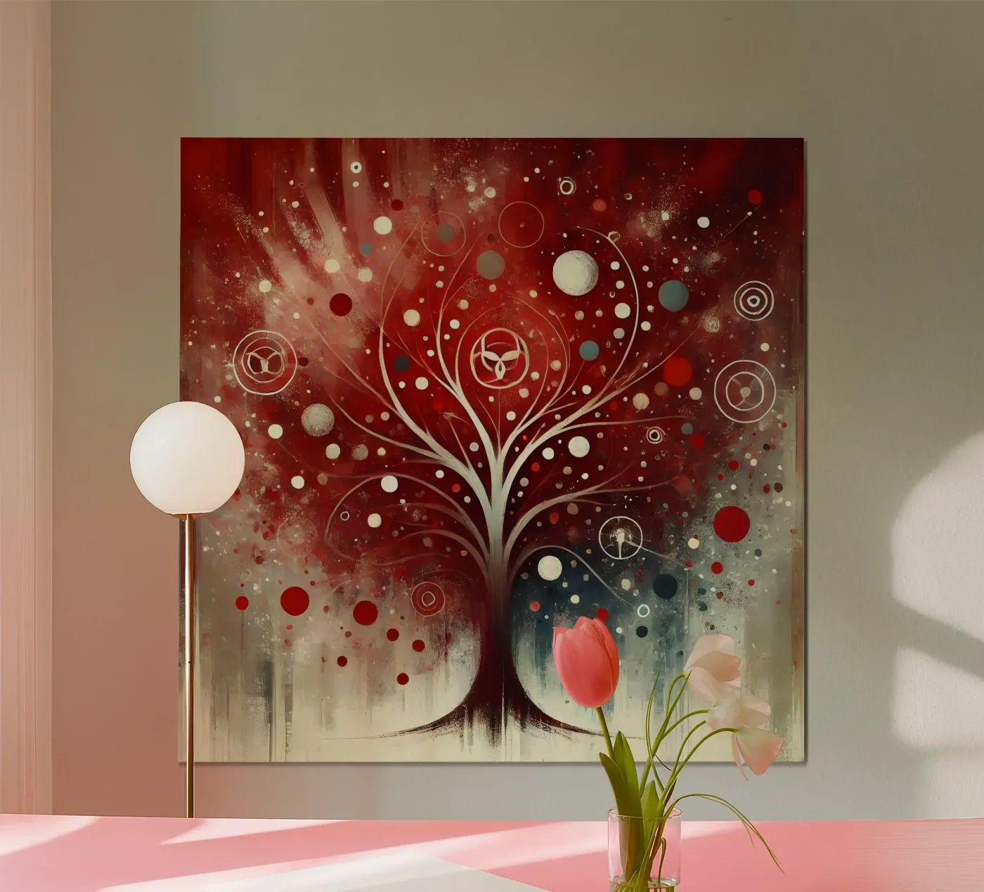Tree red poster de spiritual