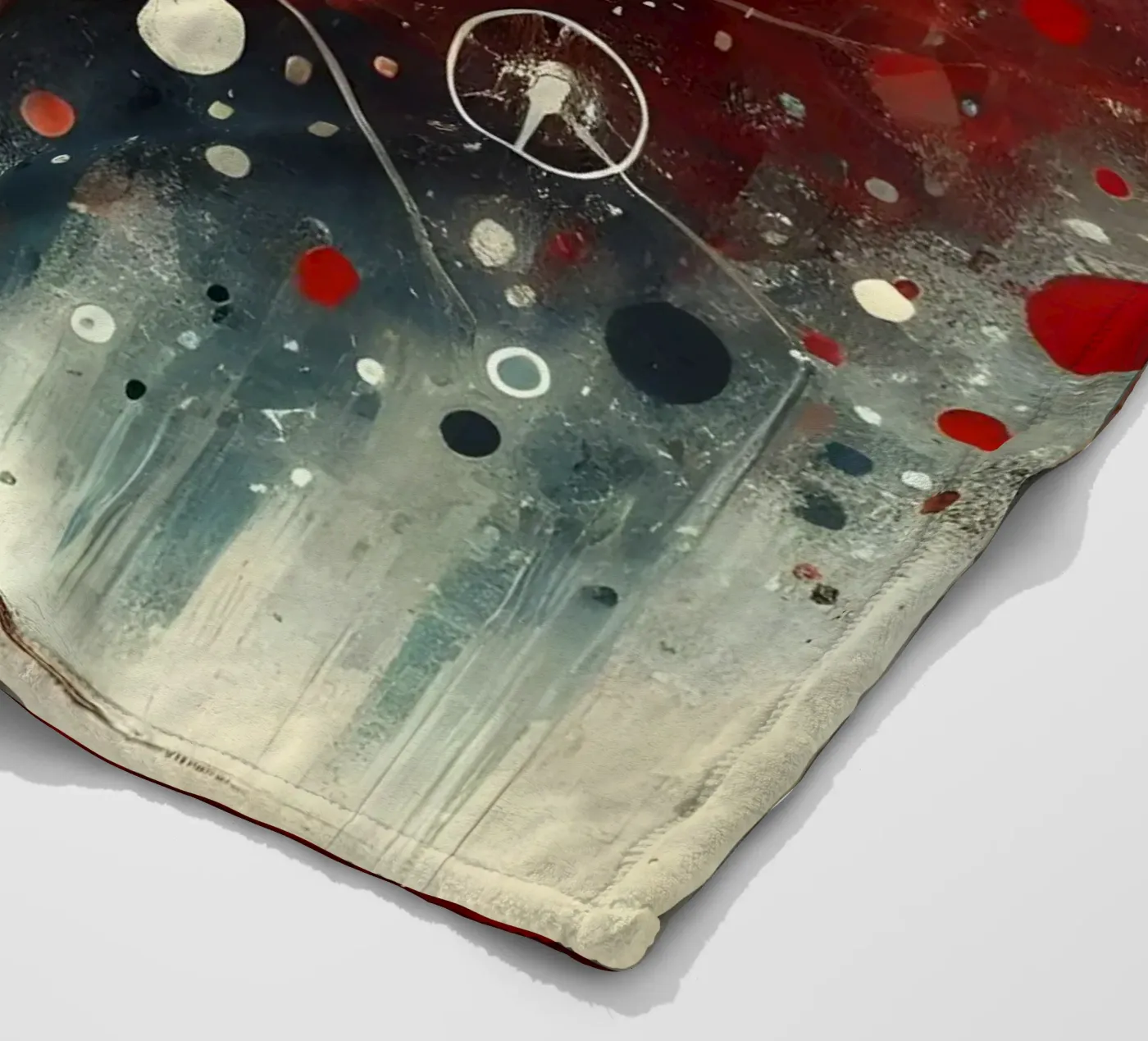 Arbre rouge plaid polaire de spiritual