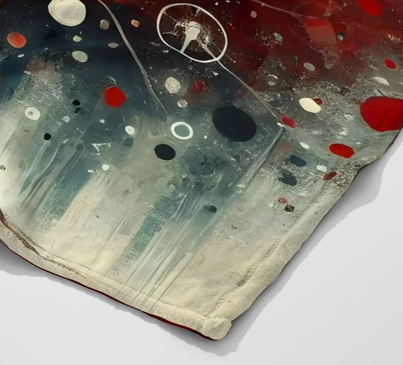 Tree red fleecedeken van spiritual