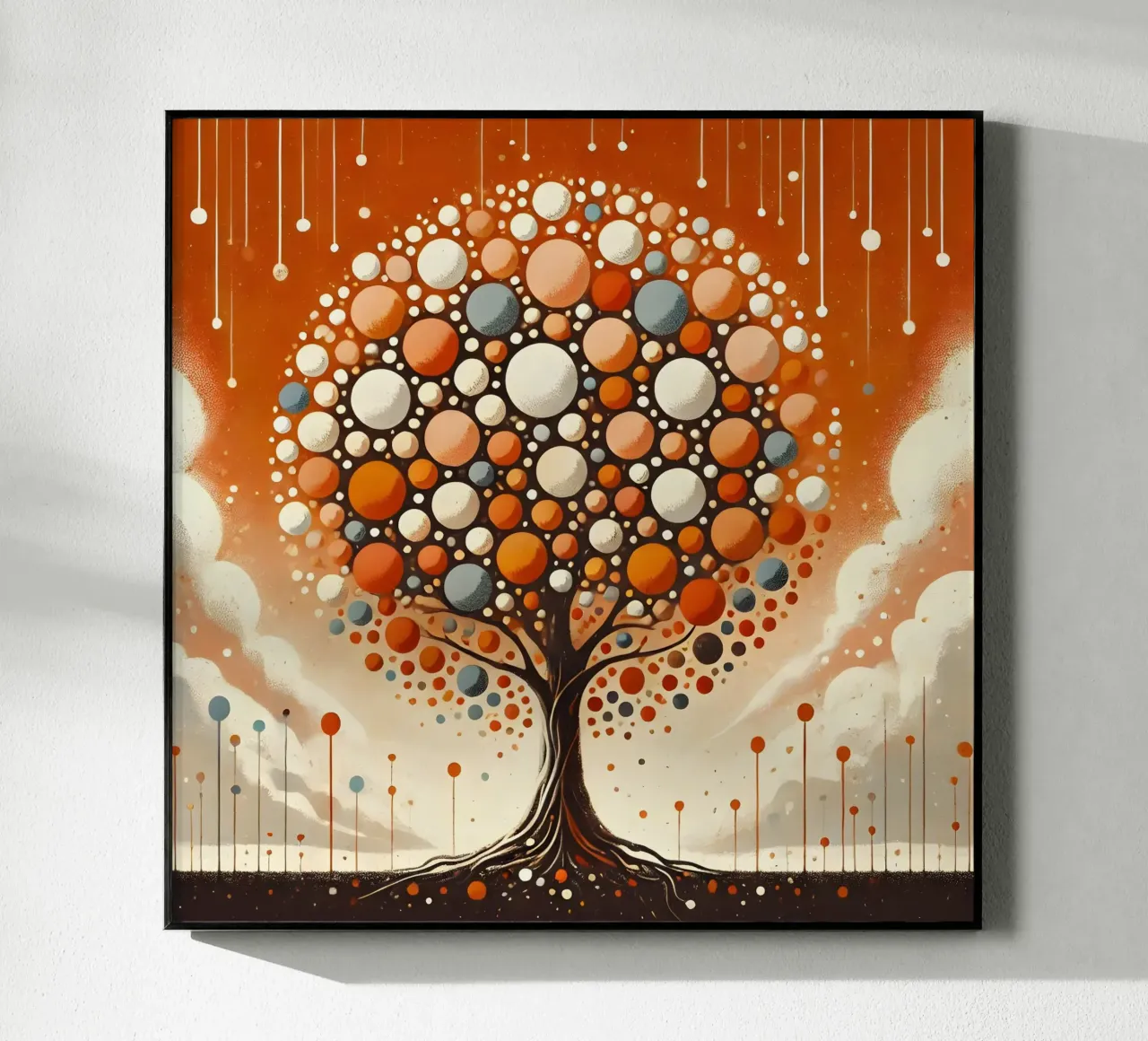Baum orange acrylic glass by spiritual
