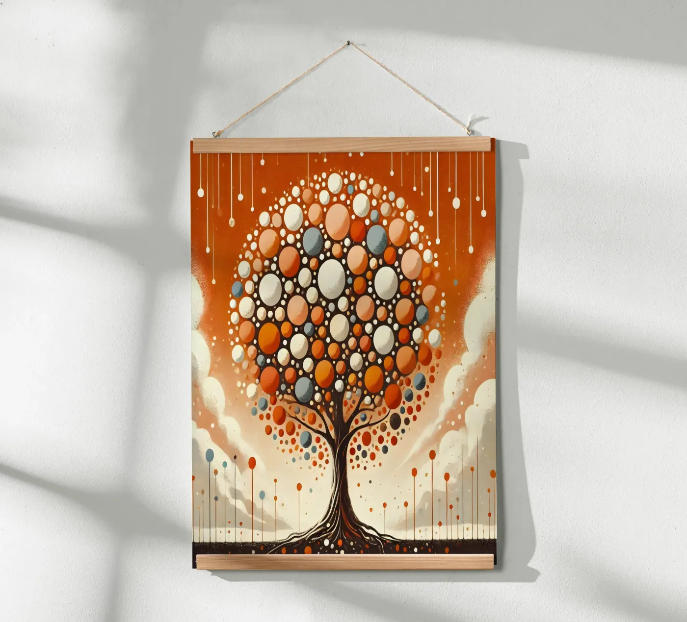 Baum orange Poster von spiritual
