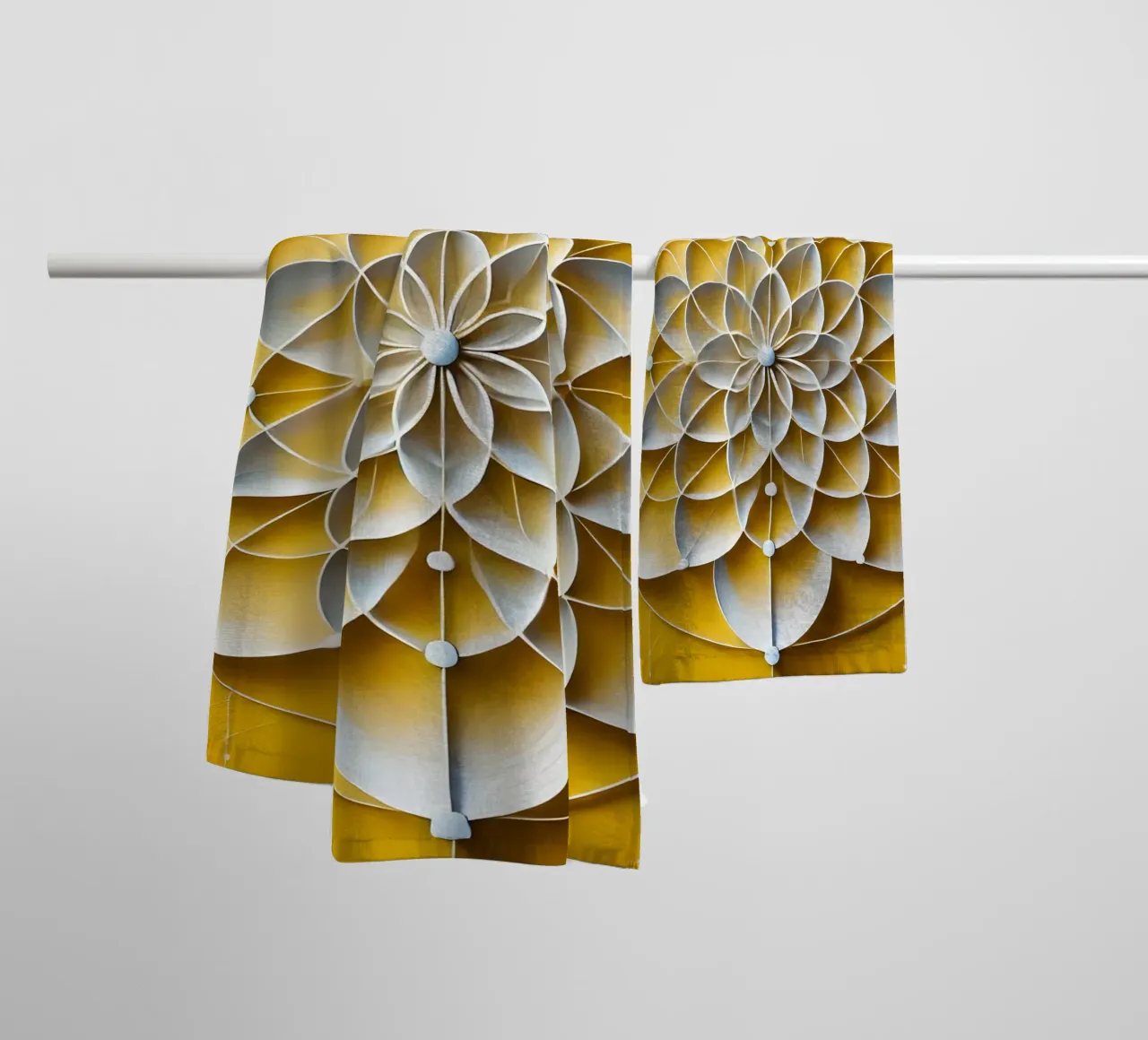 Fleur jaune serviette de bain de spiritual
