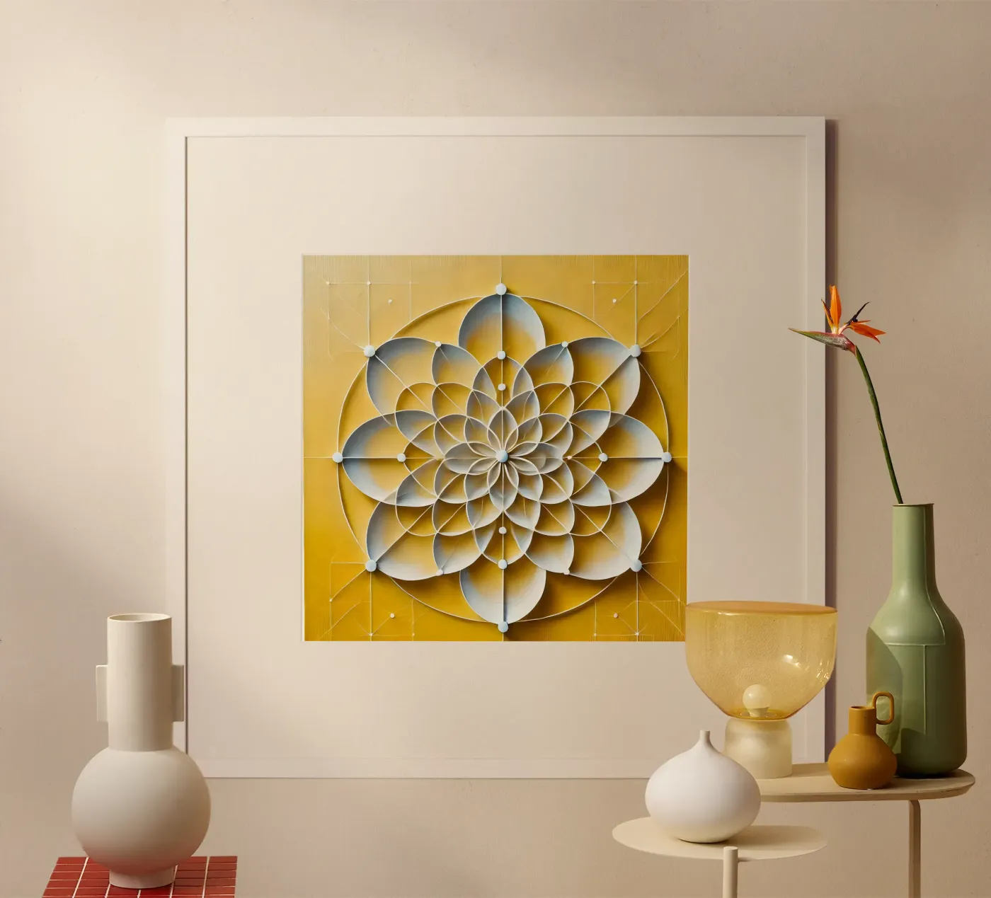 Fiore giallo poster da spiritual