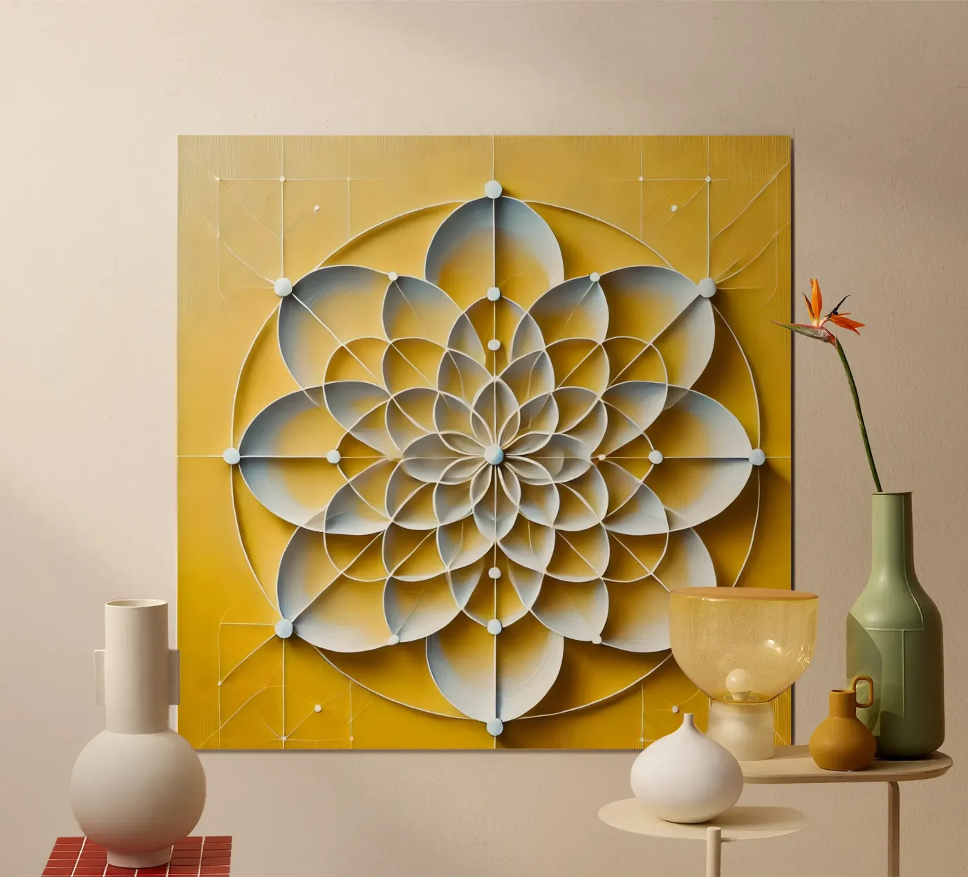 Fiore giallo poster da spiritual