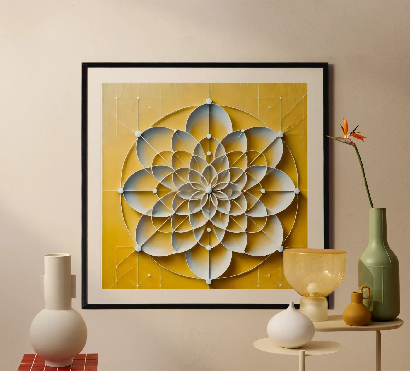 Fiore giallo poster da spiritual