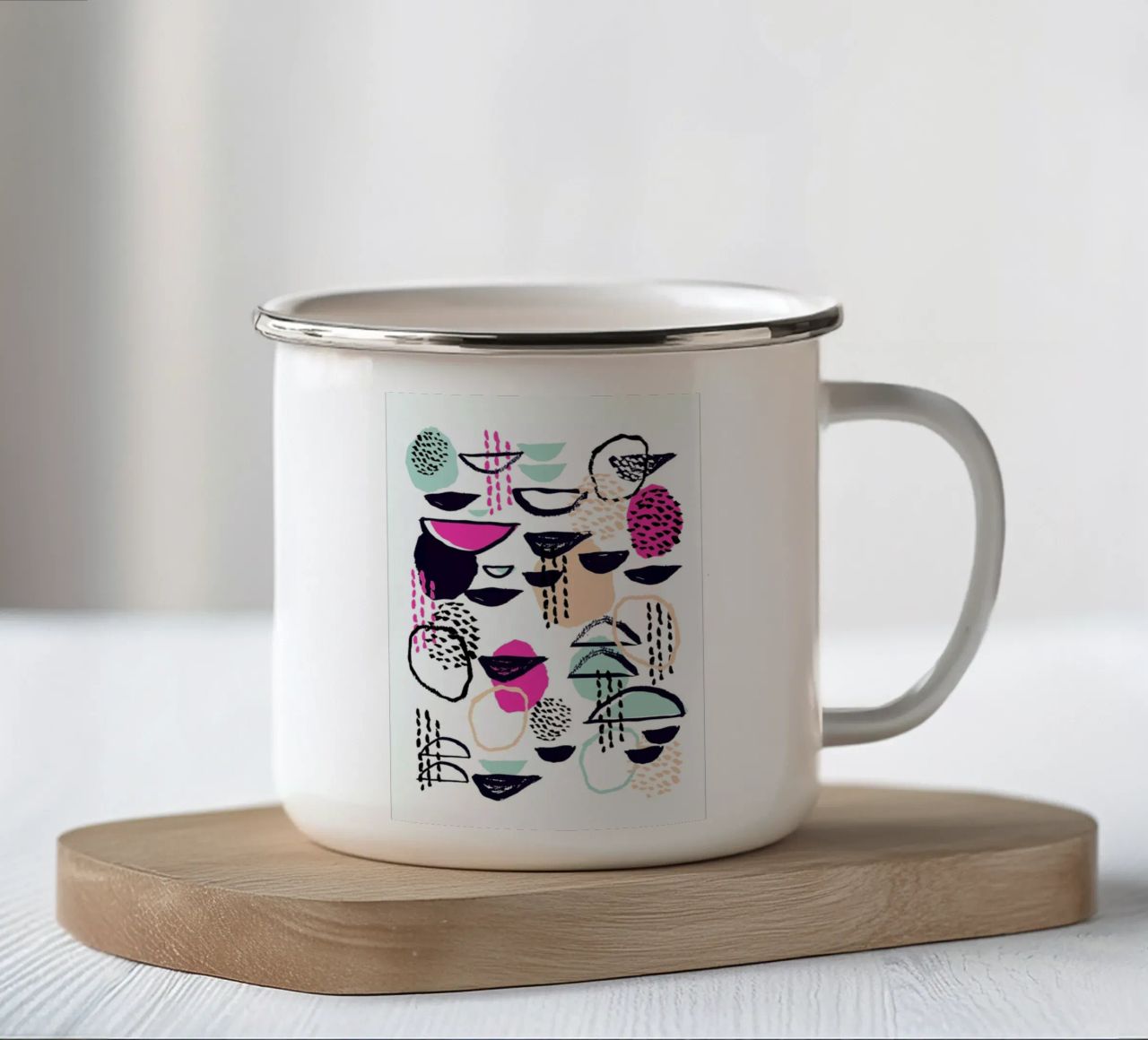 Ruma tazza in smalto da Charlotte Winter