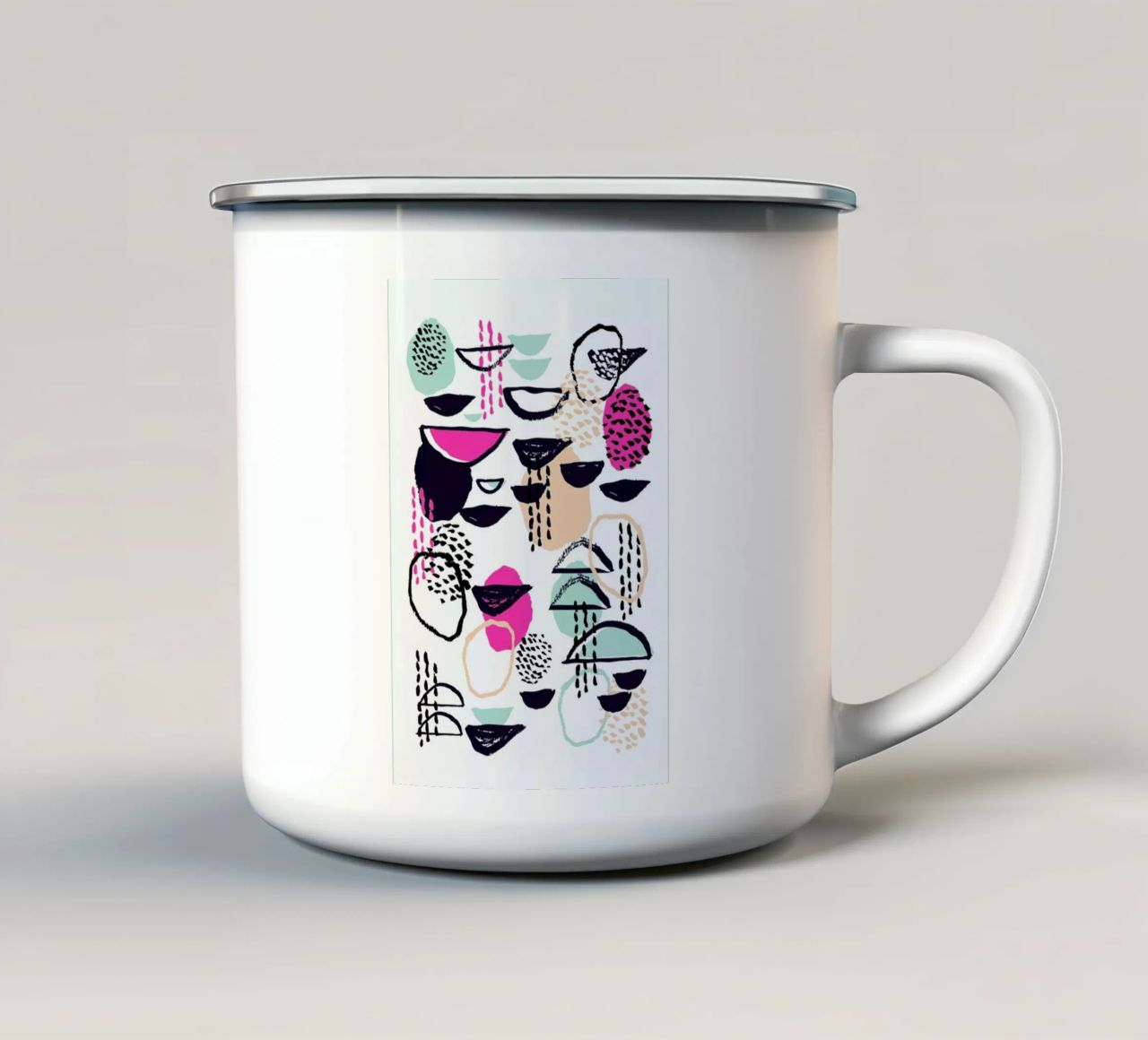 Ruma tazza in smalto da Charlotte Winter
