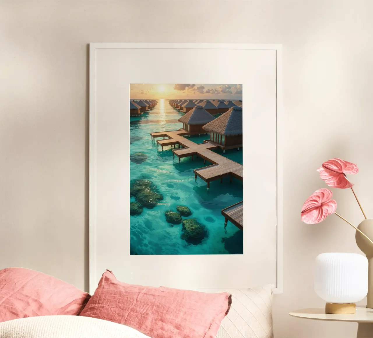 Sunlit Lagoon Haven poster da AlbertKlee