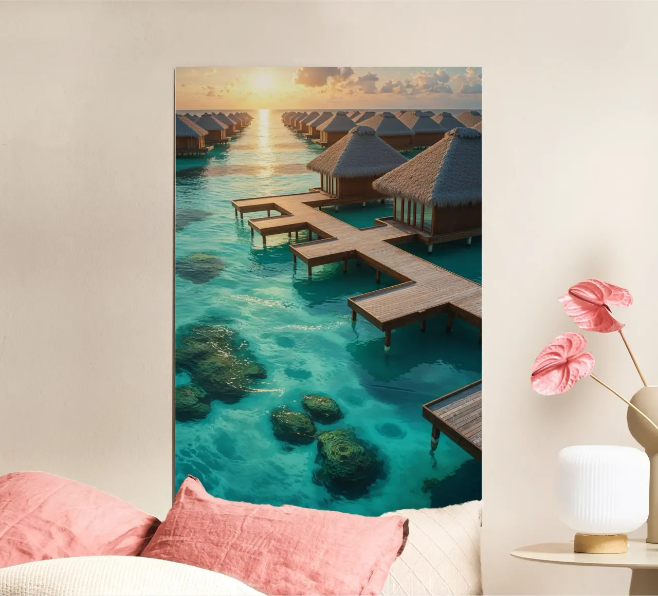 Sunlit Lagoon Haven poster da AlbertKlee