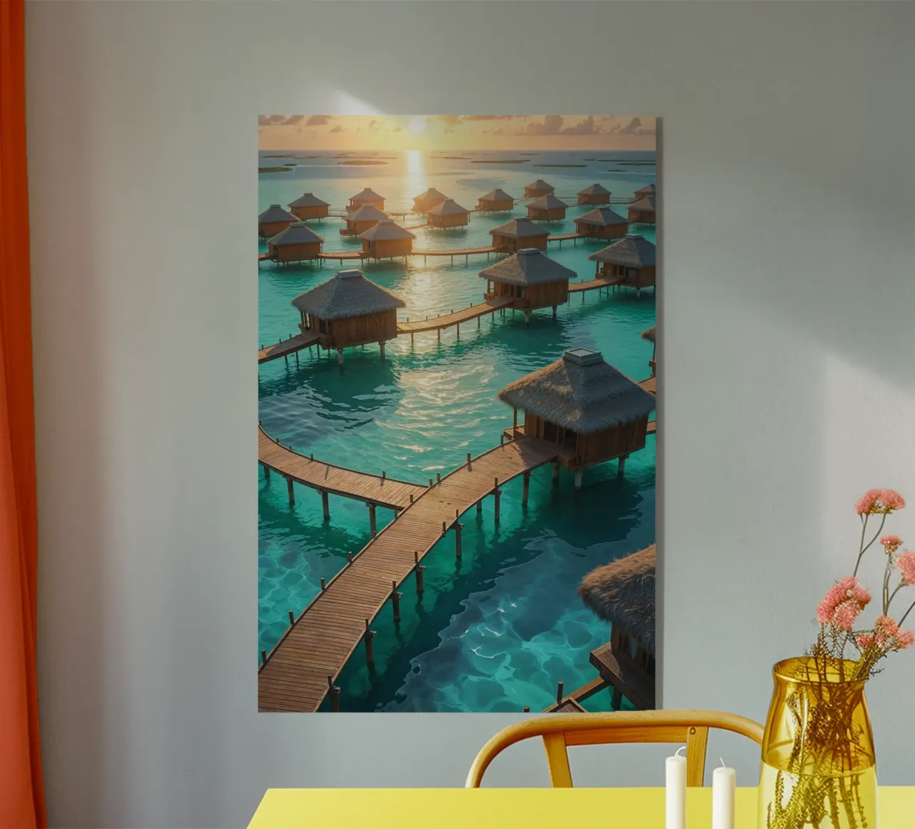Idyllic Waterfront Serenity plexiglass da AlbertKlee