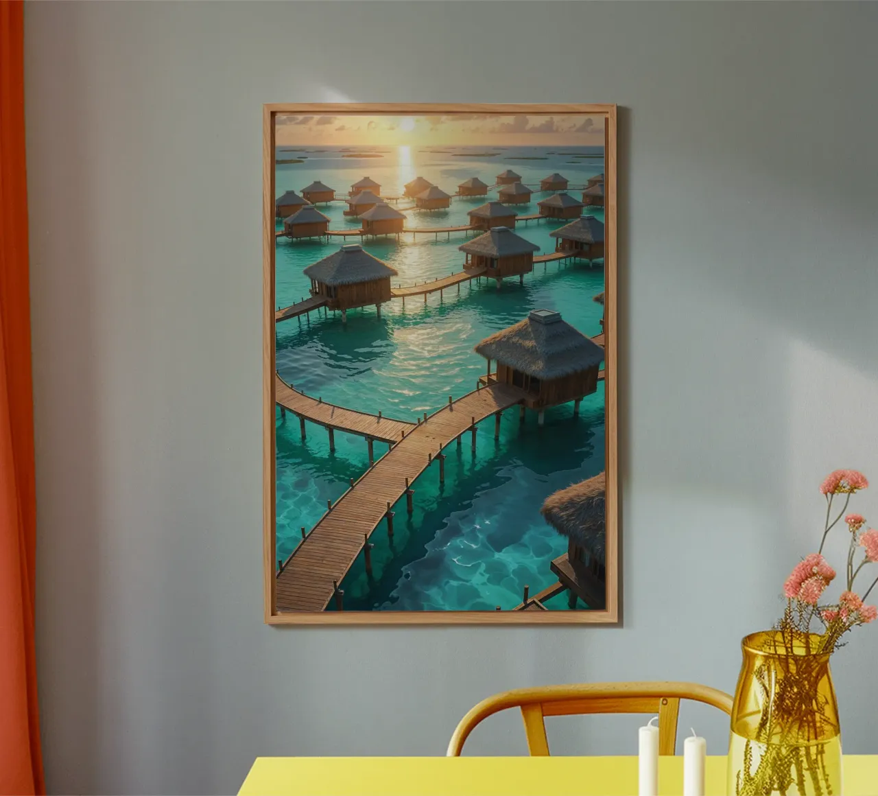 Idyllic Waterfront Serenity alluminio dibond da AlbertKlee