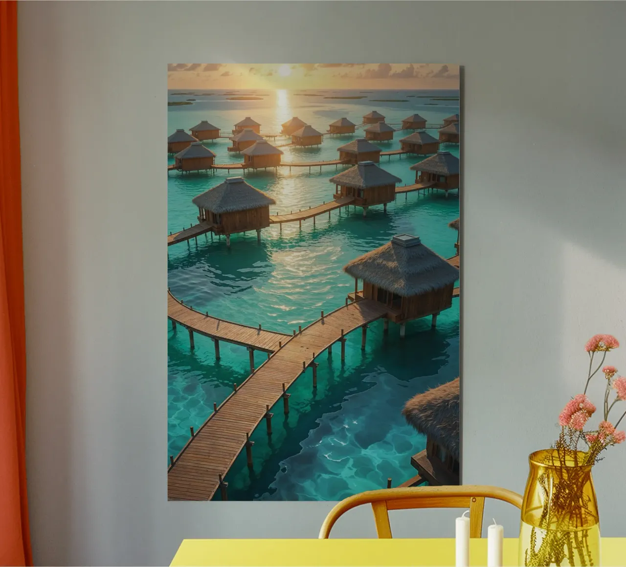 Idyllic Waterfront Serenity alluminio dibond da AlbertKlee
