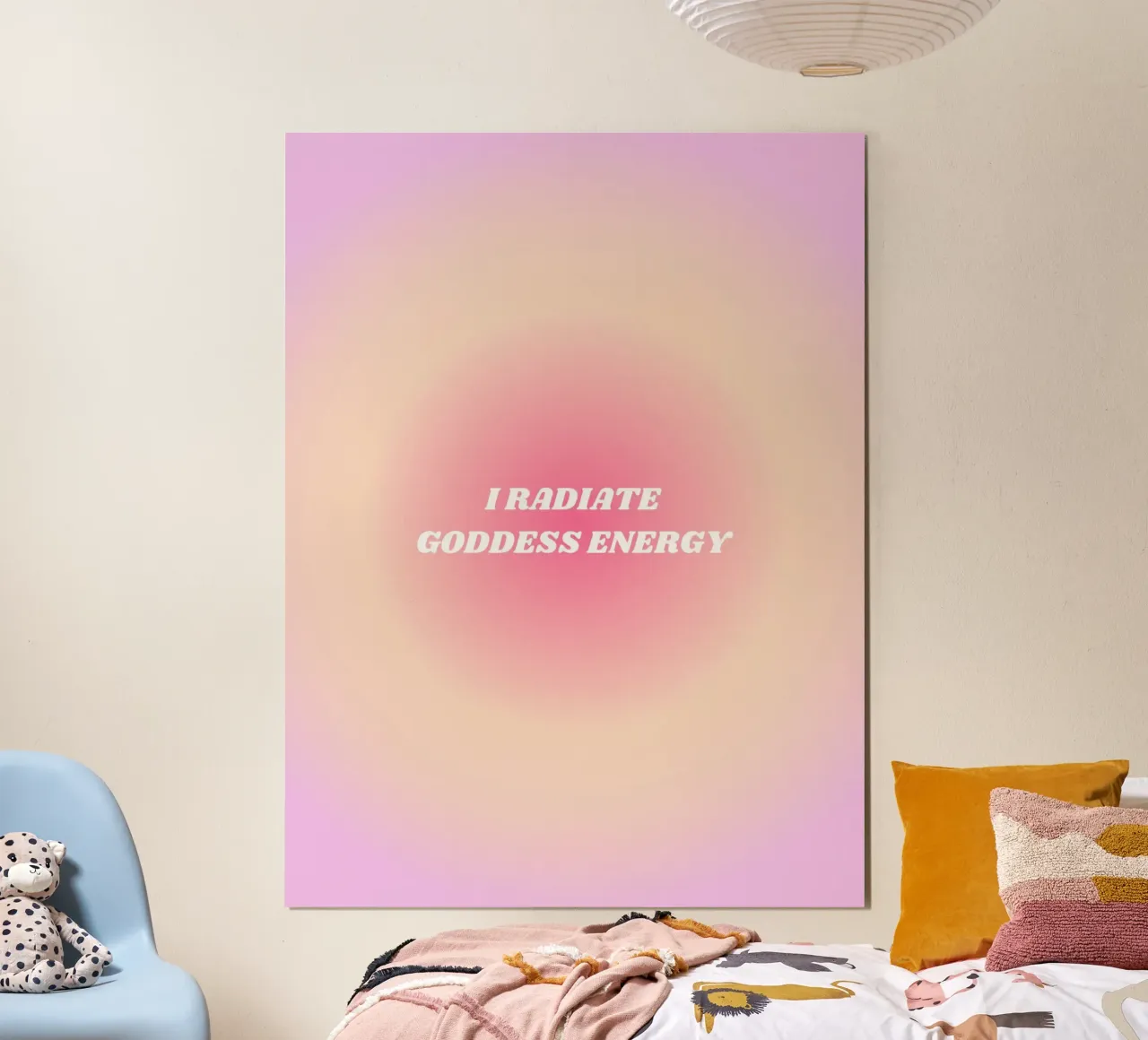 I radiate Goddess energy aura poster by Paigaam Studio