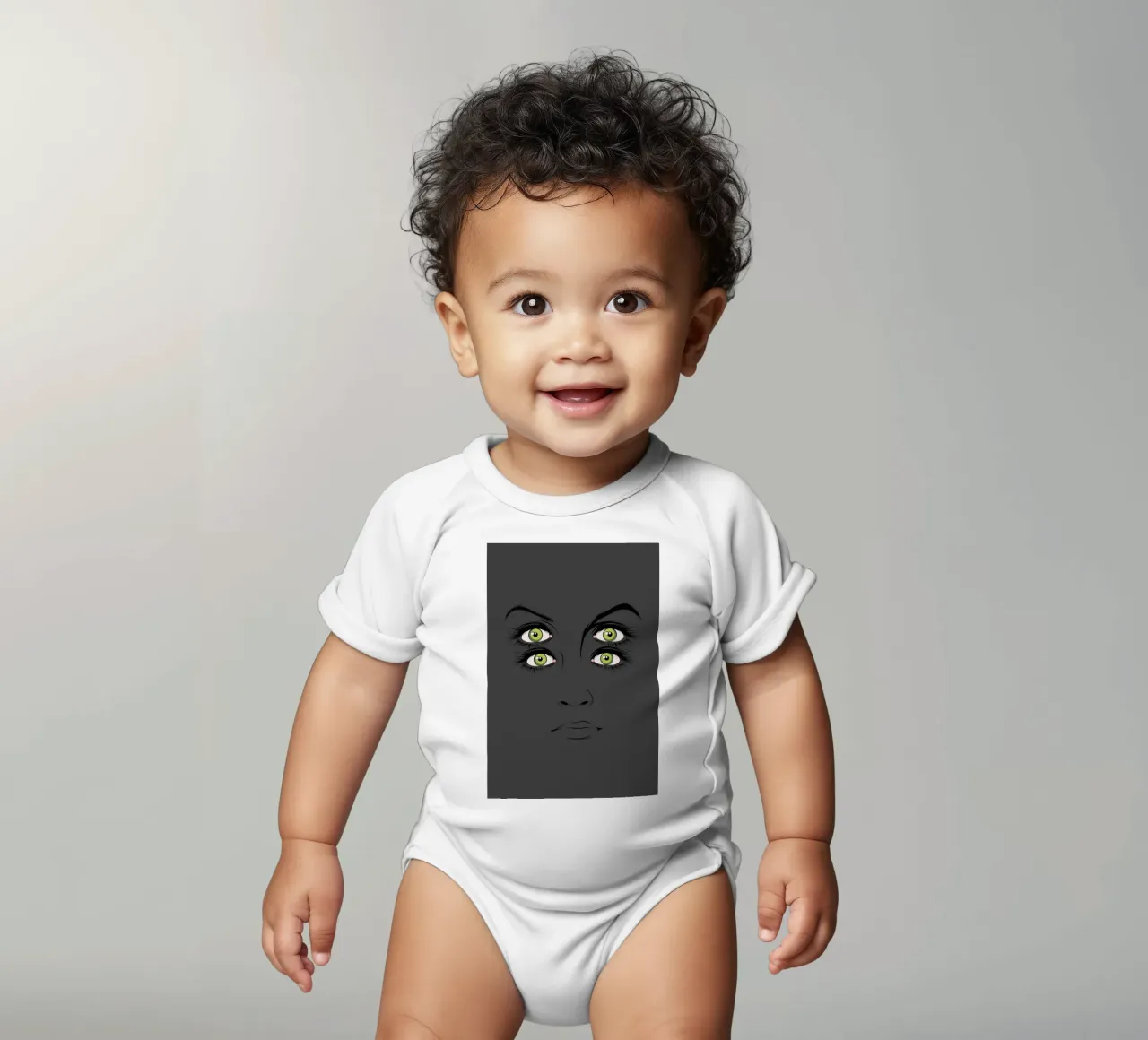 cmyK body neonato maniche corte da Cranio Dsgn