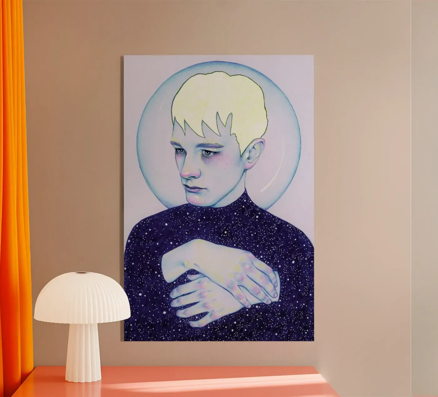 Alienated II acryl van Natalie Foss