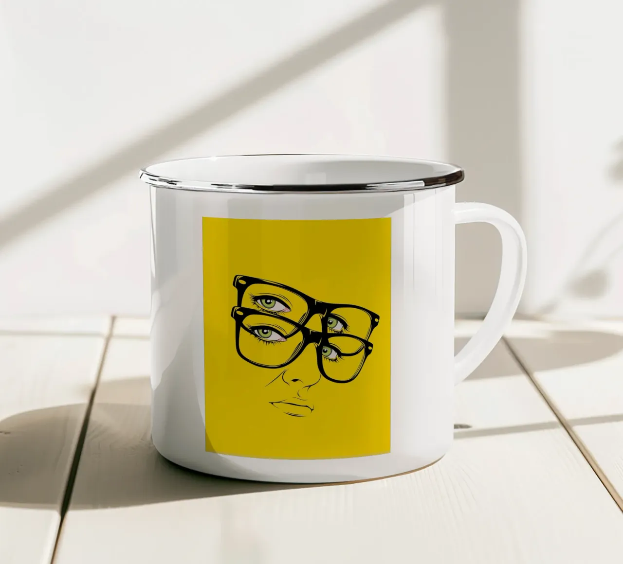 cmYk tazza in smalto da Cranio Dsgn