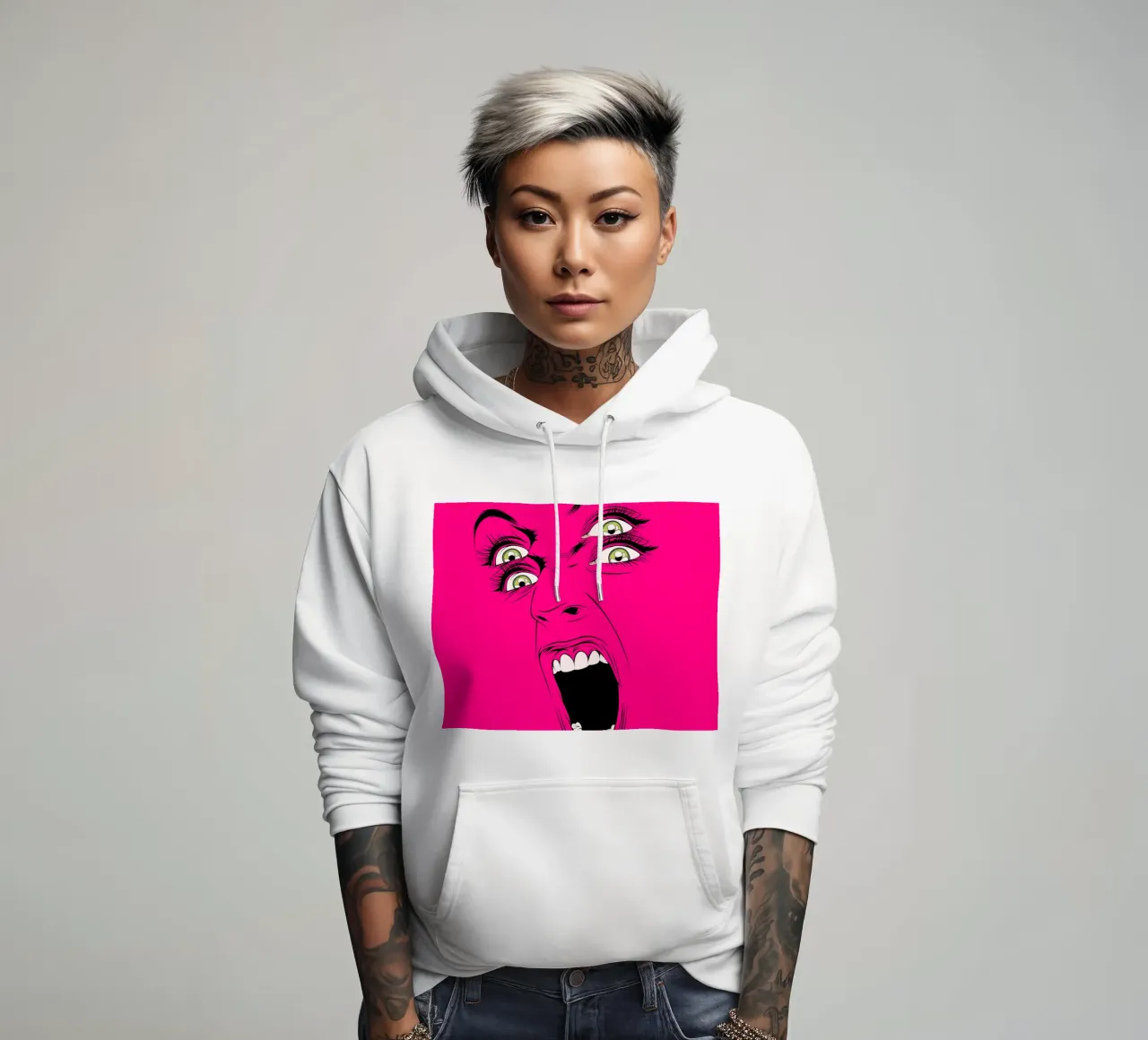 cMyk felpa con cappuccio da Cranio Dsgn