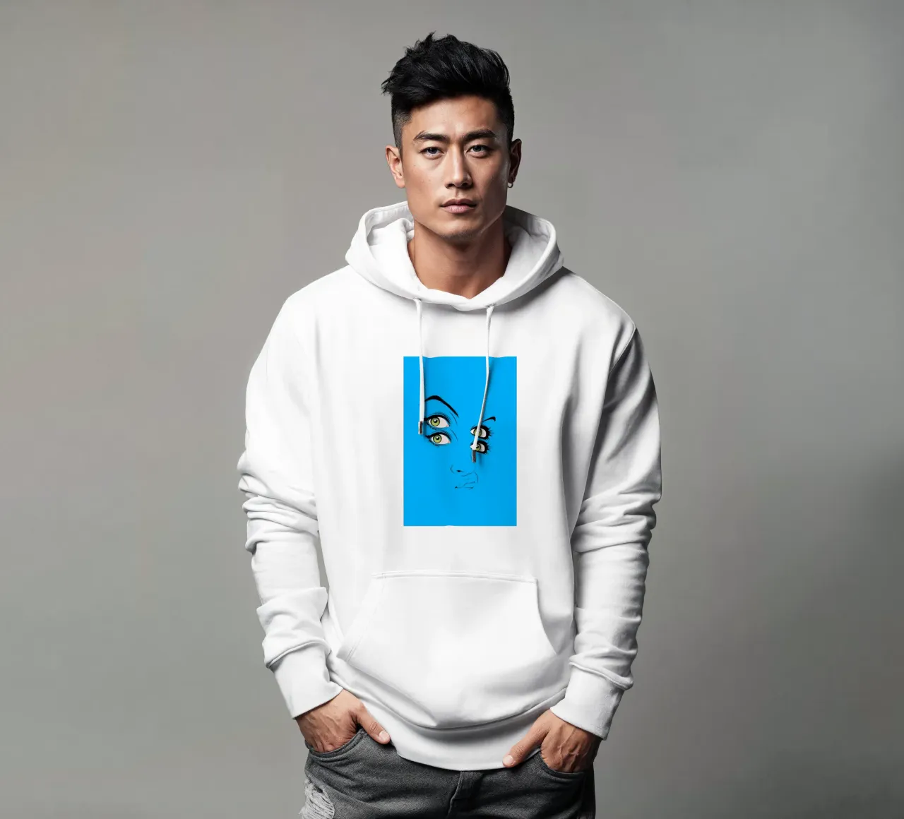 Cmyk felpa con cappuccio da Cranio Dsgn