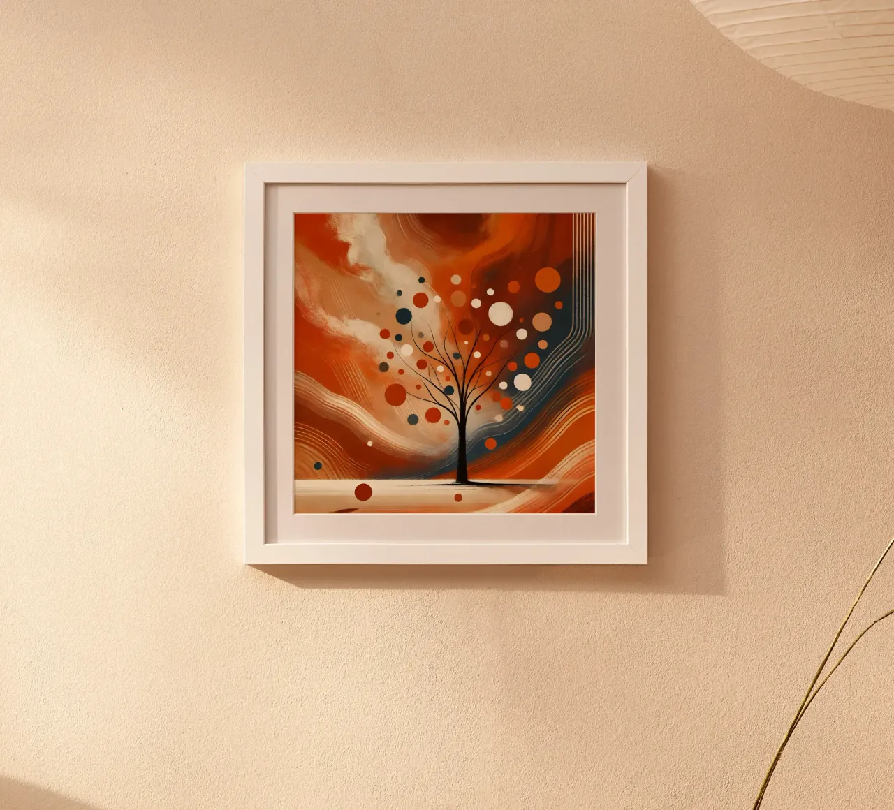 Baum orange poster by spiritual