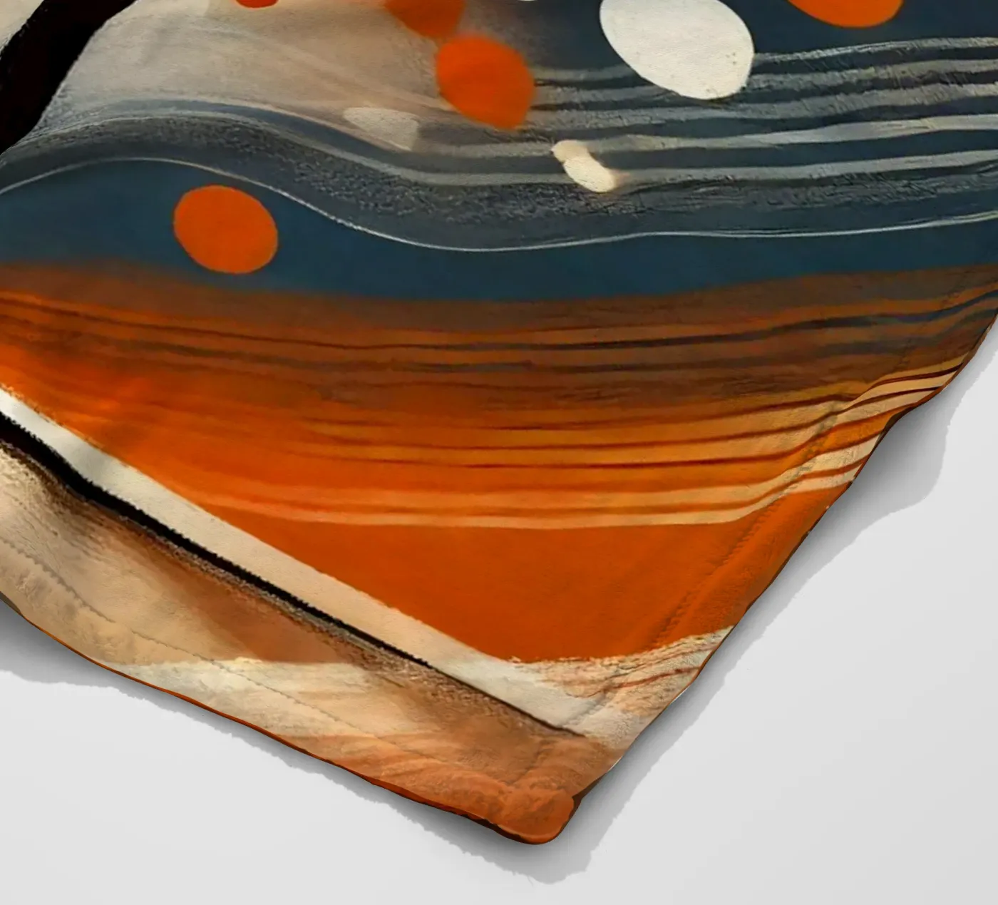 Baum orange Fleecedecke von spiritual