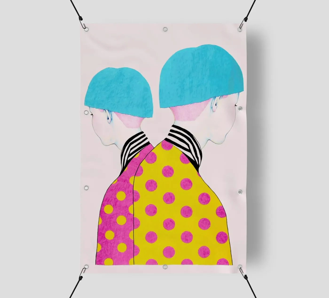 Doubletrouble bâche pvc de Natalie Foss