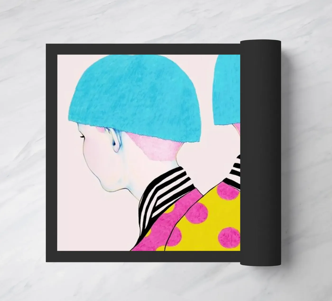 Doubletrouble paillasson de Natalie Foss