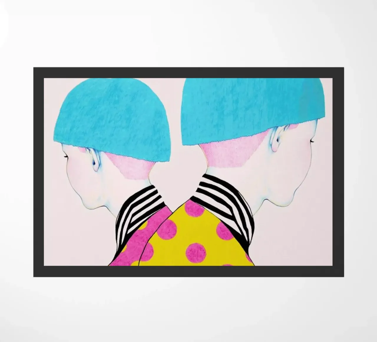 Doubletrouble deurmat van Natalie Foss