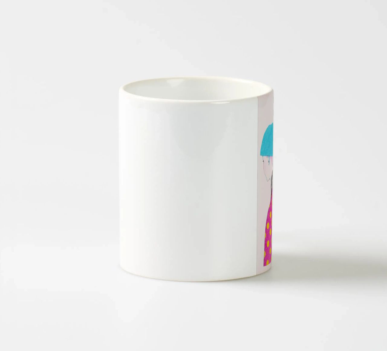 Doubletrouble tazza in ceramica da Natalie Foss