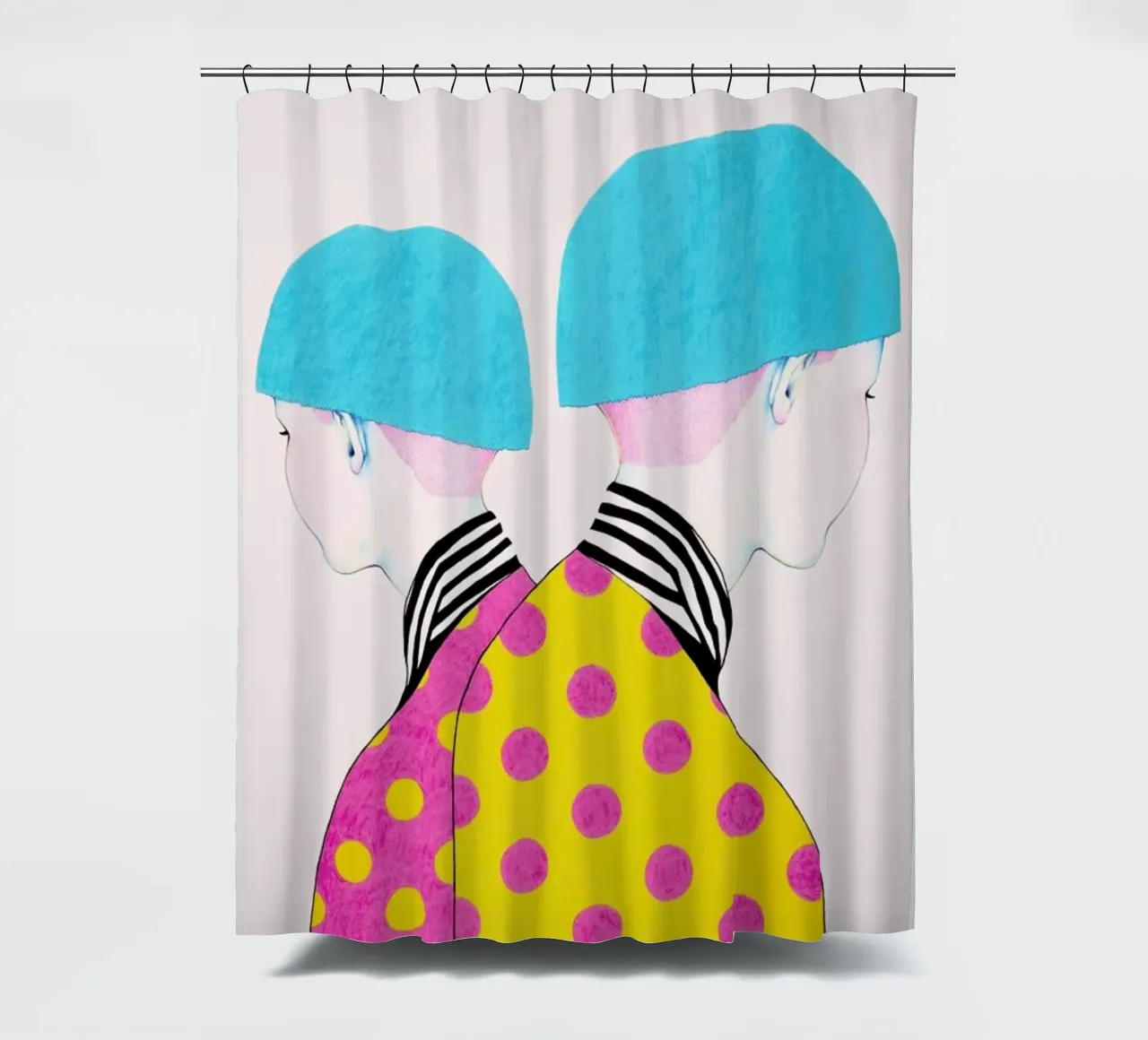 Doubletrouble tenda da doccia da Natalie Foss