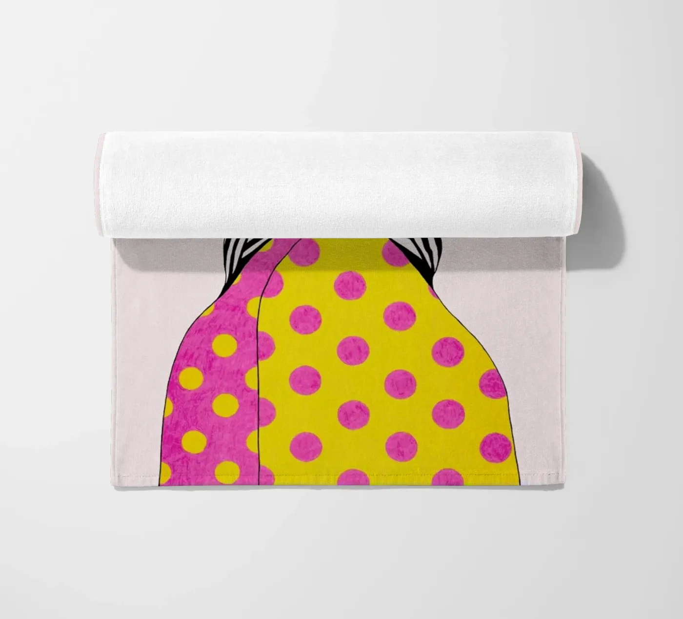 Doubletrouble beach towel by Natalie Foss