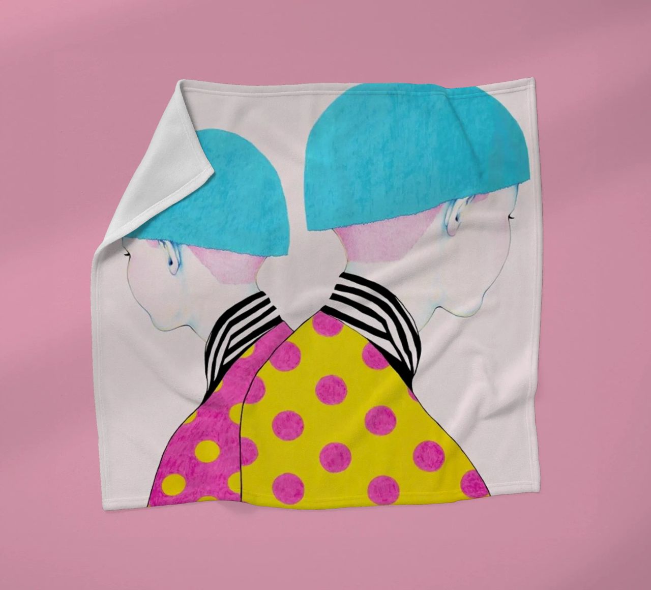 Doubletrouble coperta in pile da Natalie Foss